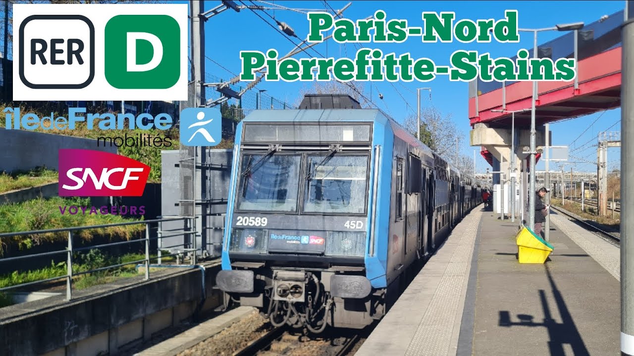 RER D Z20500 IDFM Le Trajet Entre Paris-Nord➡️Pierrefitte-Stains
