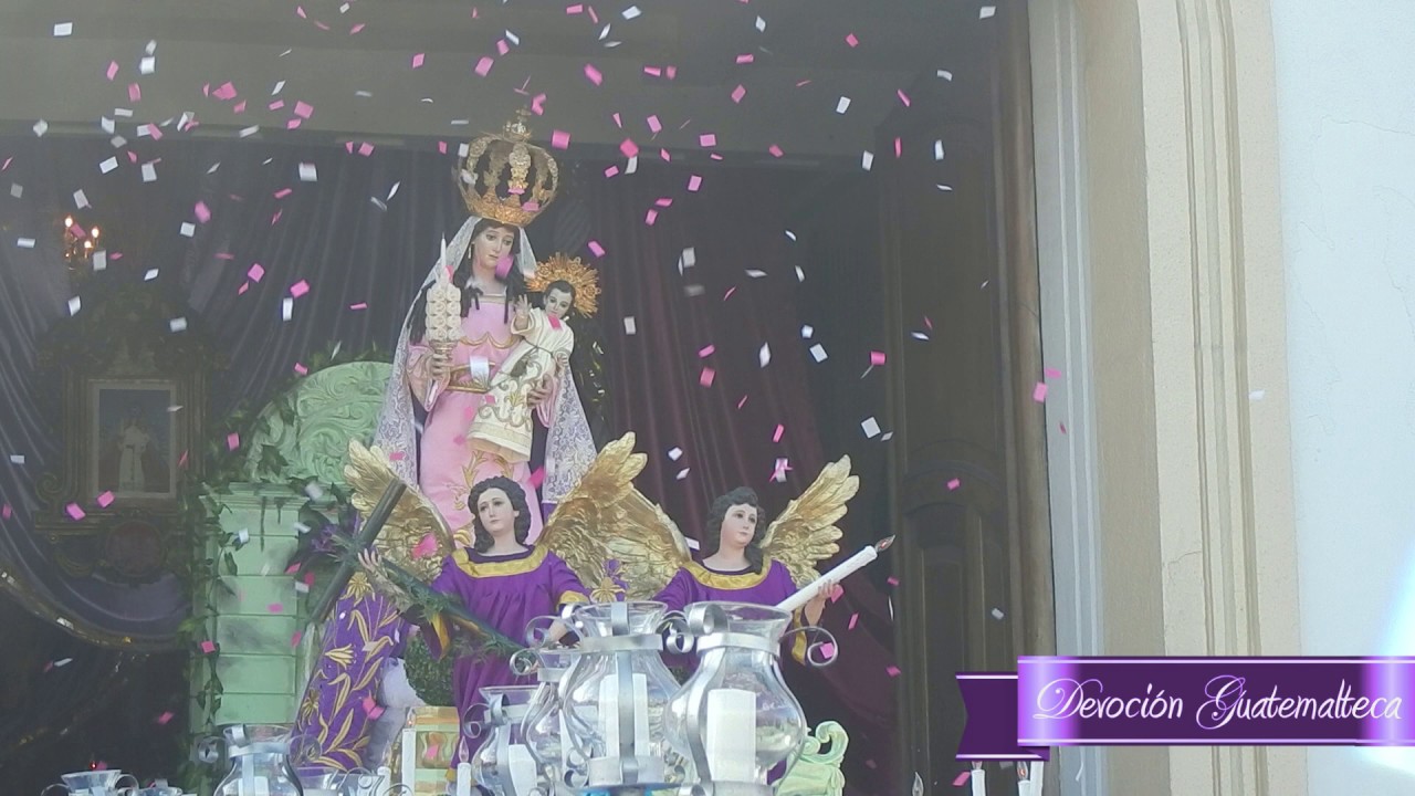 Salida de la Procesión de Nuestra Señora de Candelaria de la Parroquia de Candelaria 2019