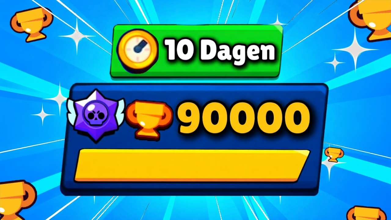90.000🏆 in 10 Dagen Brawl Stars...