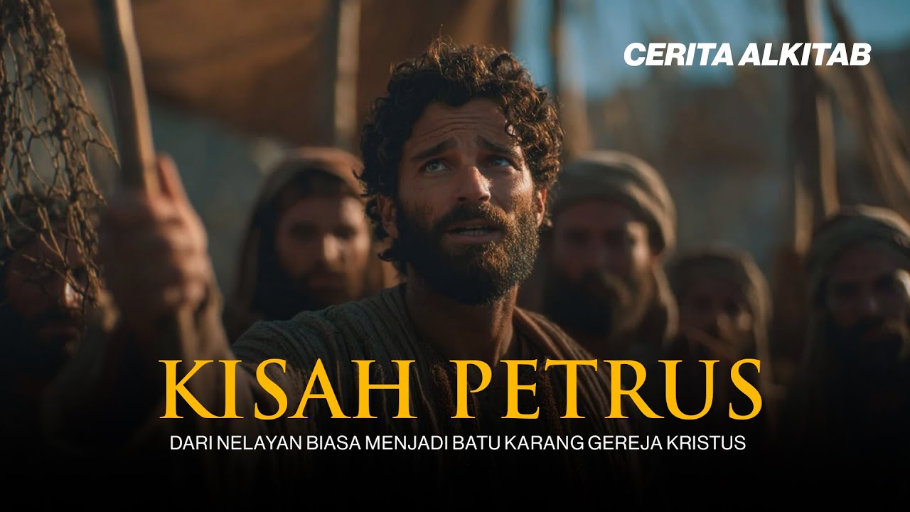 Cerita Alkitab: Kisah Petrus, Dari Nelayan Biasa Menjadi Batu Karang Gereja Kristus