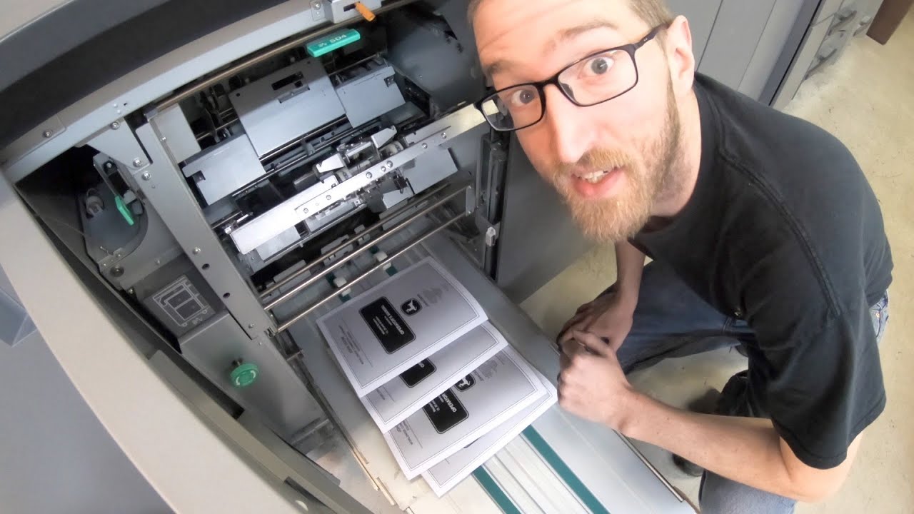 Fixing Saddle Stitcher, Toner Testing, Poly Bagging Newsletters with Minipack Poly Mail Bagger