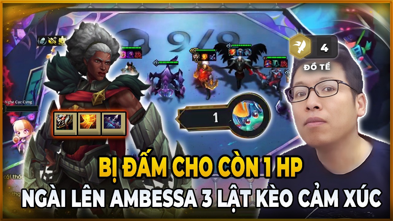 AMBESSA 3 SAO LẬT KÈO CẢM XÚC VỚI 1 HP | TRÂU TV