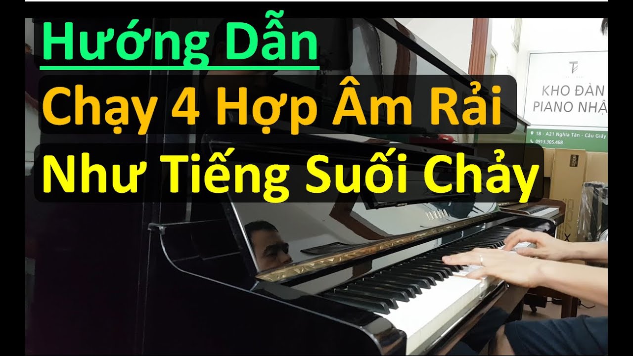 ✅ Hướng Dẫn Chạy 4 Hợp Âm Rải Nghe Như Tiếng Suối Chảy | Tuấn Lưu Piano