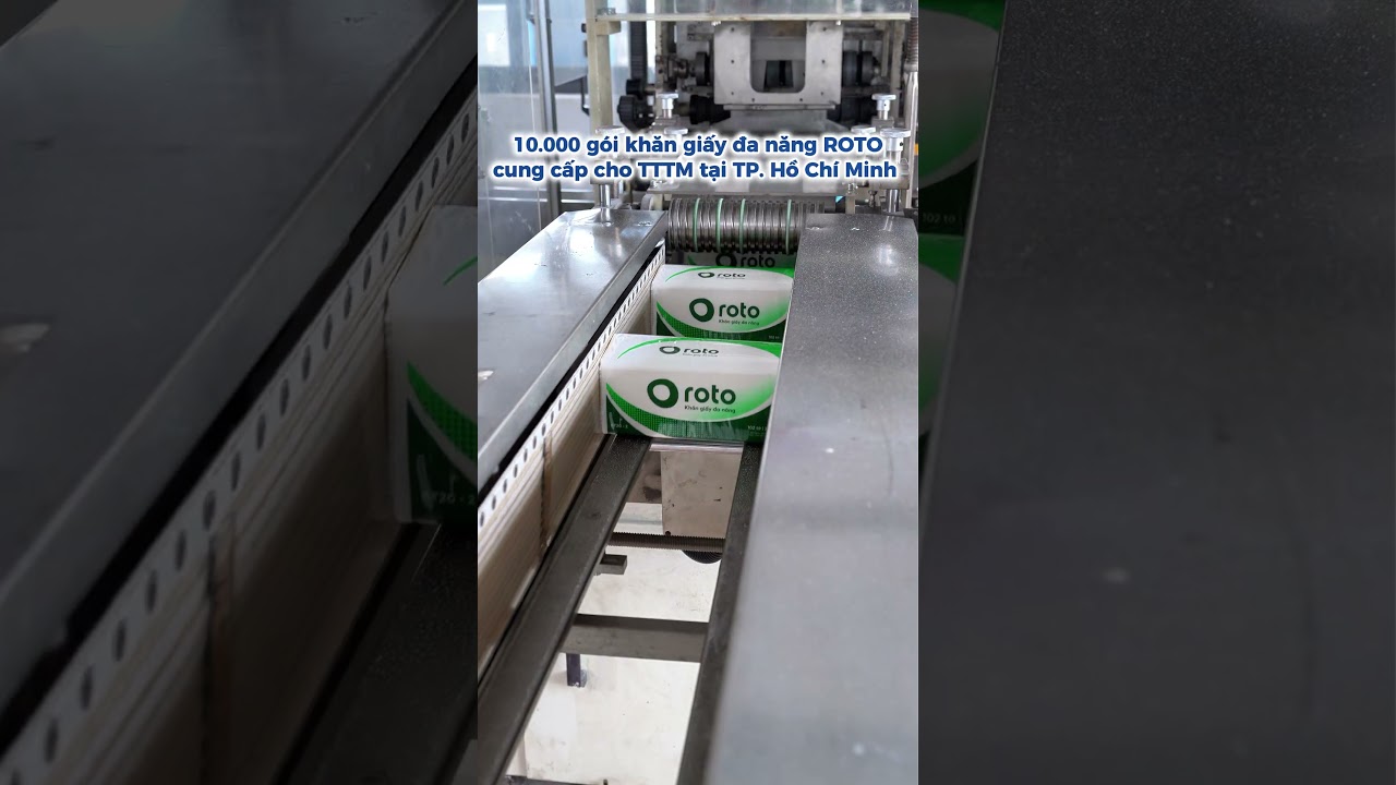 10.000 gói khăn giấy đa năng ROTO đã được cung cấp cho TTTM tại TP. Hồ Chí Minh