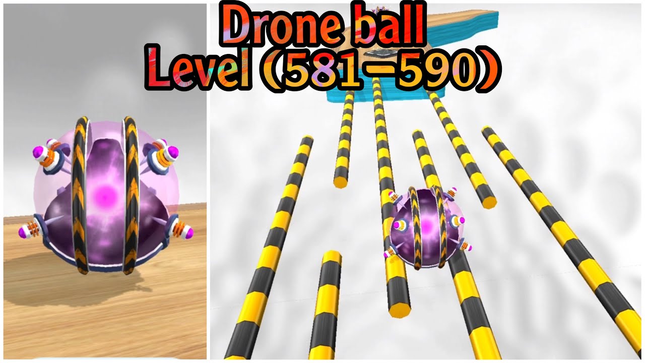 Going balls - speedrun level (581-590) all levels with epic levels - لعبة الكرة - الكرة المتدحرجة ⚽️