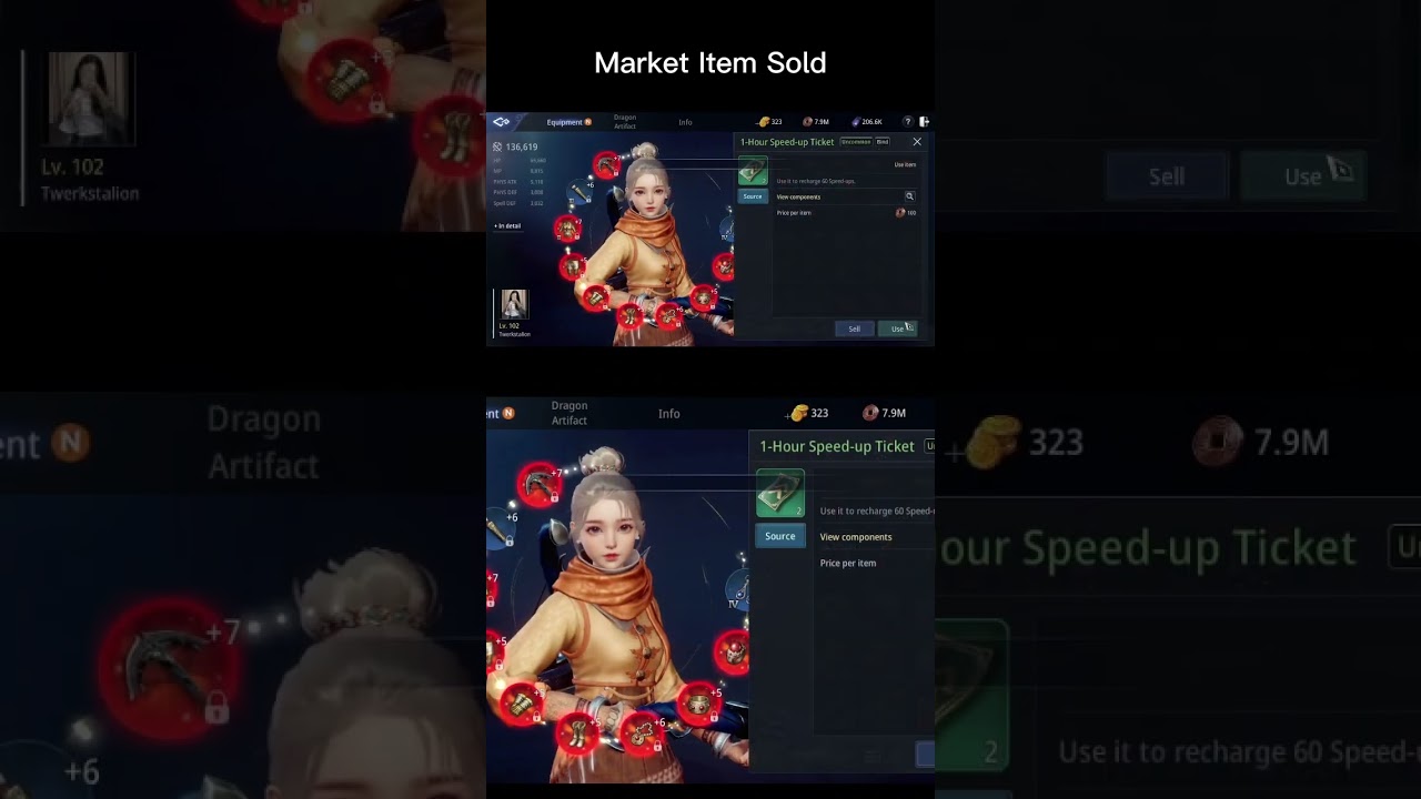 MIR4 GLOBAL Market Item Sold #3