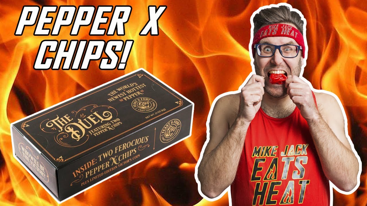 Pepper X! Eating 153 The Duel Chip Challenge!