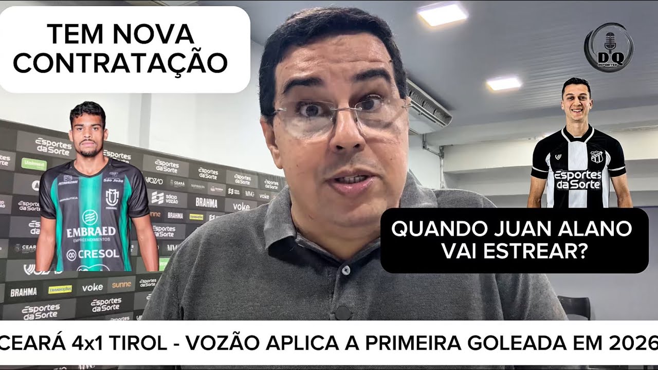 GOLEADA CONFIRMA LIDERANÇA DO CEARÁ - VINA VIRA ARTILHEIRO - NOVA CONTRATAÇÃO CHEGANDO PARA O CEARÁ