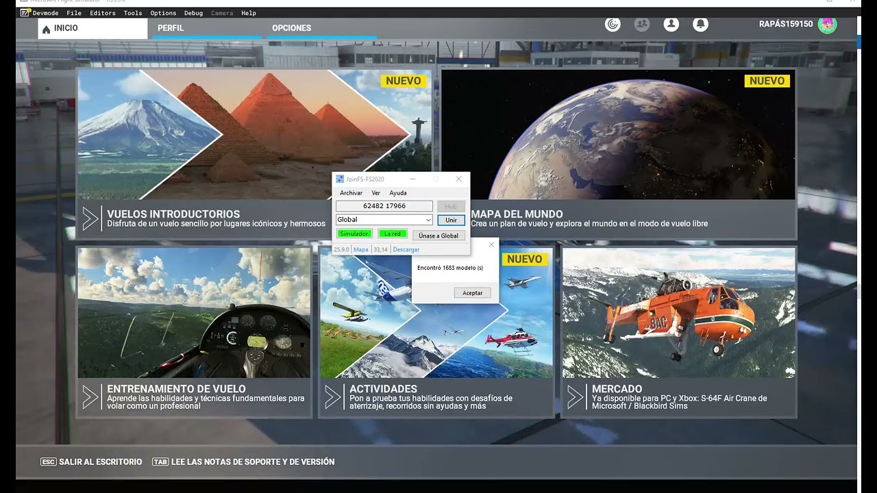 JOINFS ESCANEAR MODELOS EN MSFS2020 EN X PLANE