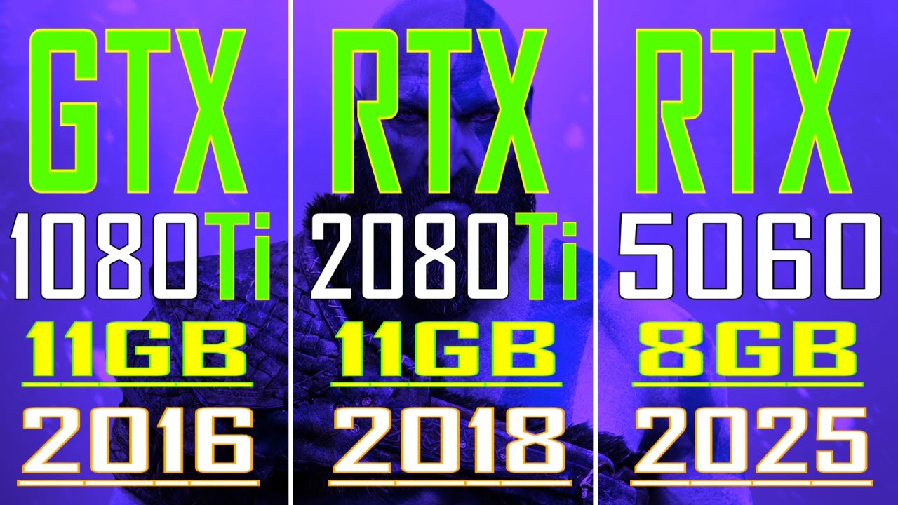 GTX 1080Ti vs RTX 2080Ti vs RTX 5060 || PC GAMES TEST ||