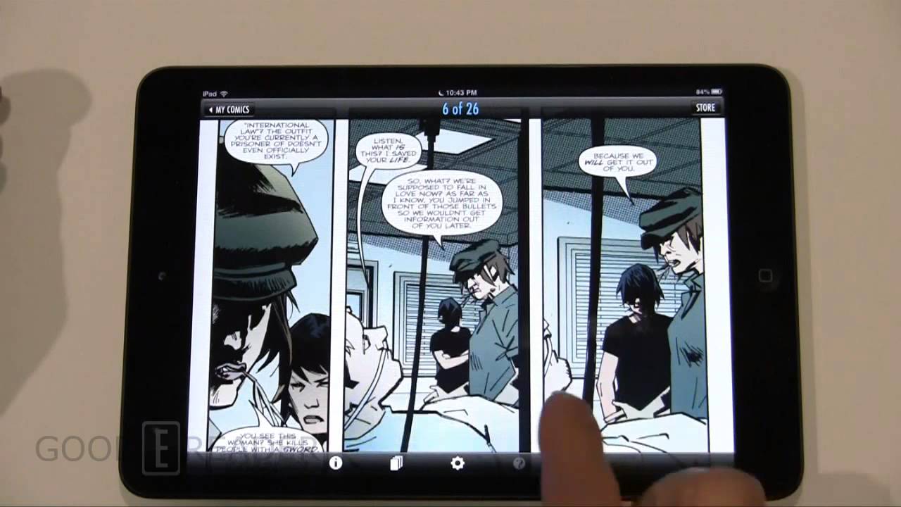 New Comixology Update on iOS - Show Two Pages - Fit to Width