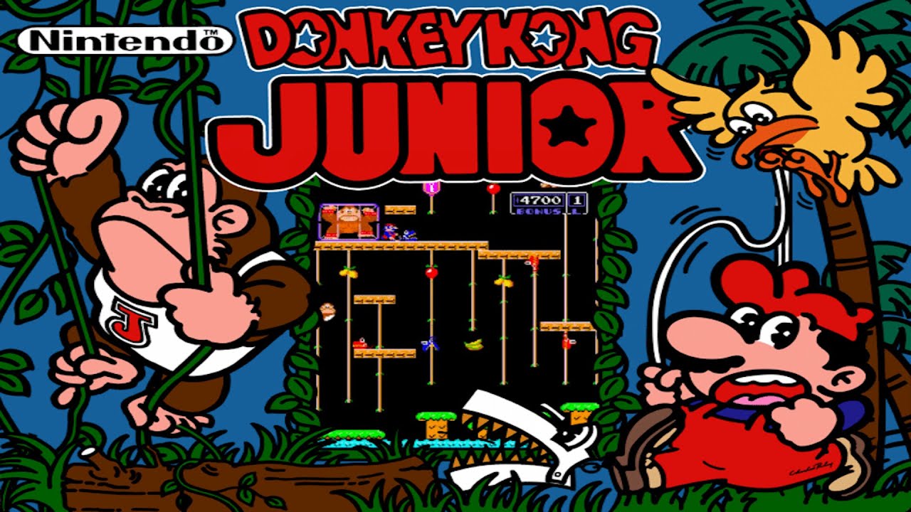 Donkey Kong JR.  (NES / 1982) [Playthrough/LongPlay]