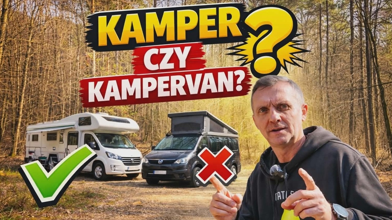 Polska kamperem | Kamper czy kampervan? Sprawdź zanim kupisz