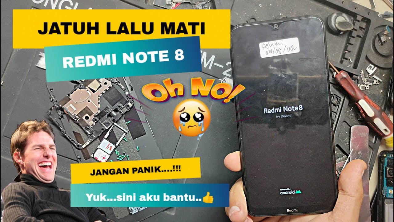 CARA MENGHIDUPKAN REDMI NOTE 8 MATI TOTAL...!!!