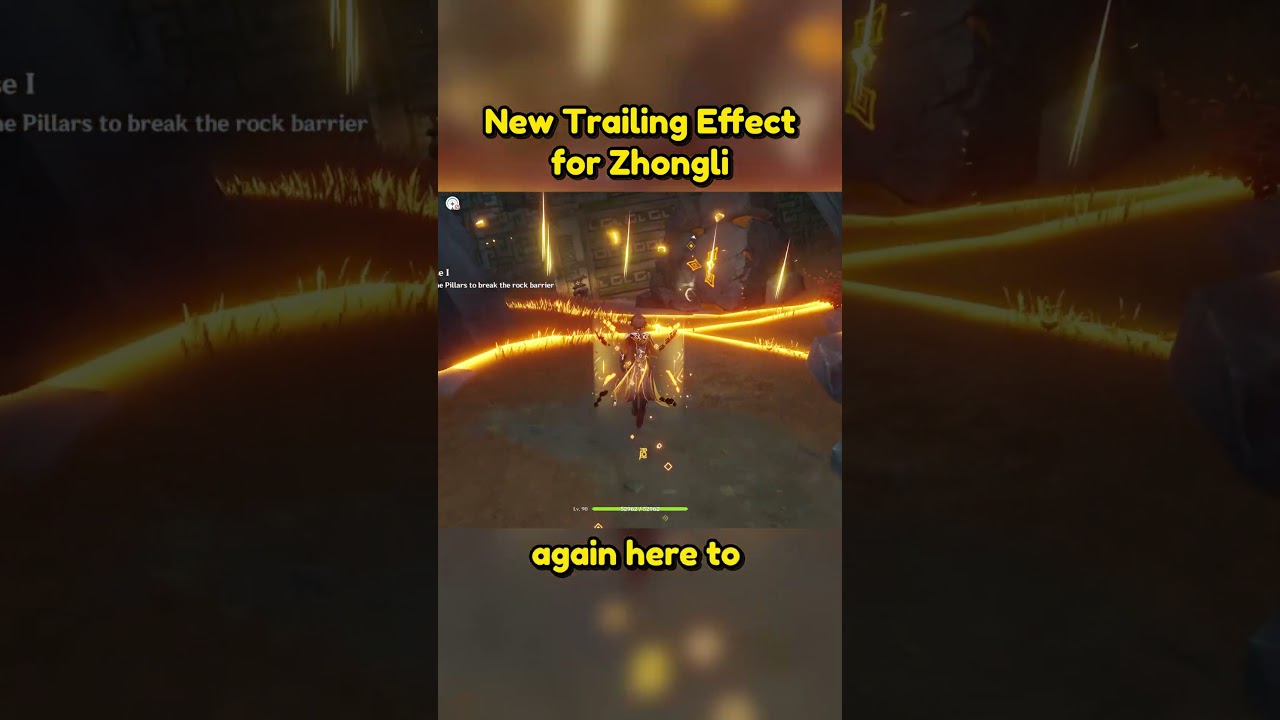 new trailing effect for Zhongli.#genshinxie#genshintips#genshintricks#genshinguide#genshin