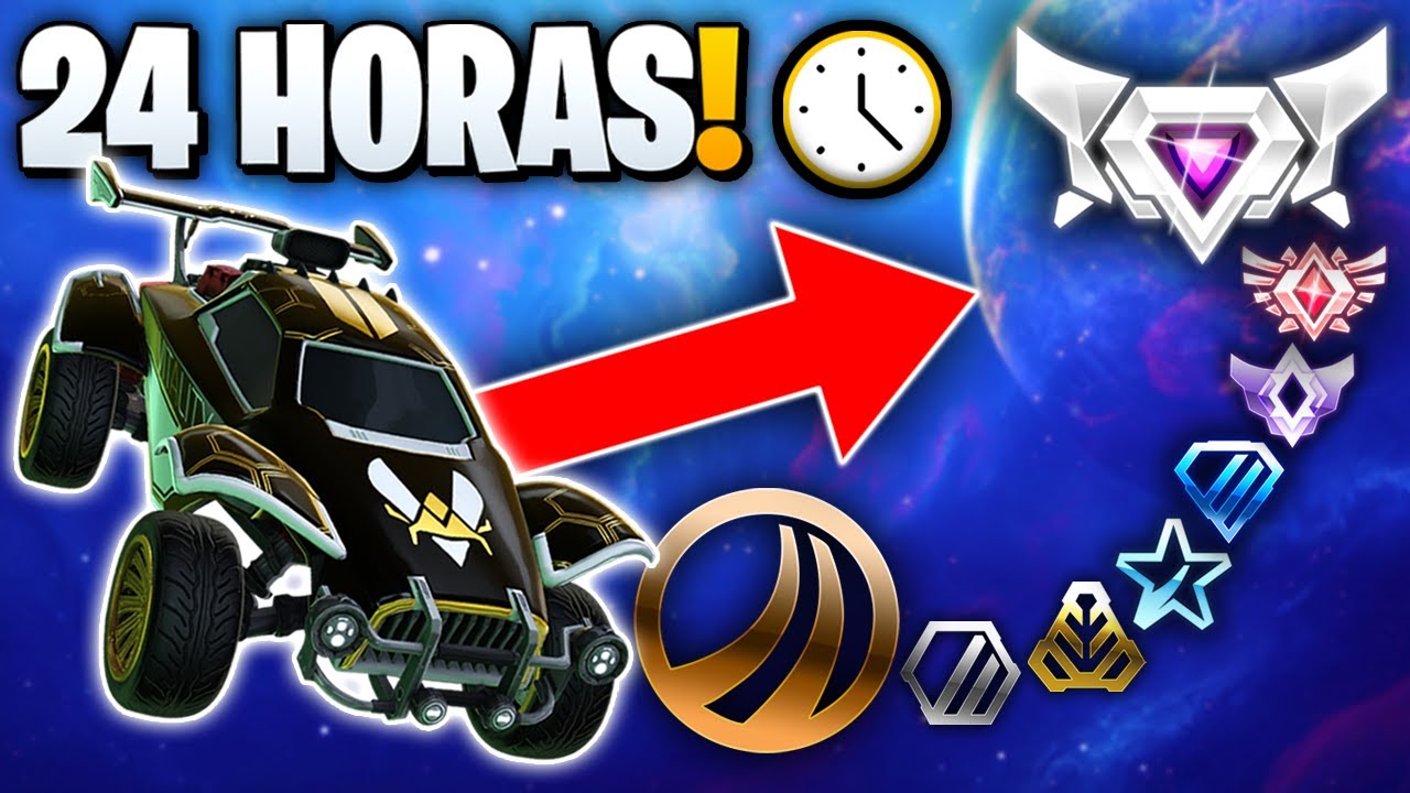 UPEI DO BRONZE AO SUPERSONIC LEGEND EM 1 DIA NO ROCKET LEAGUE