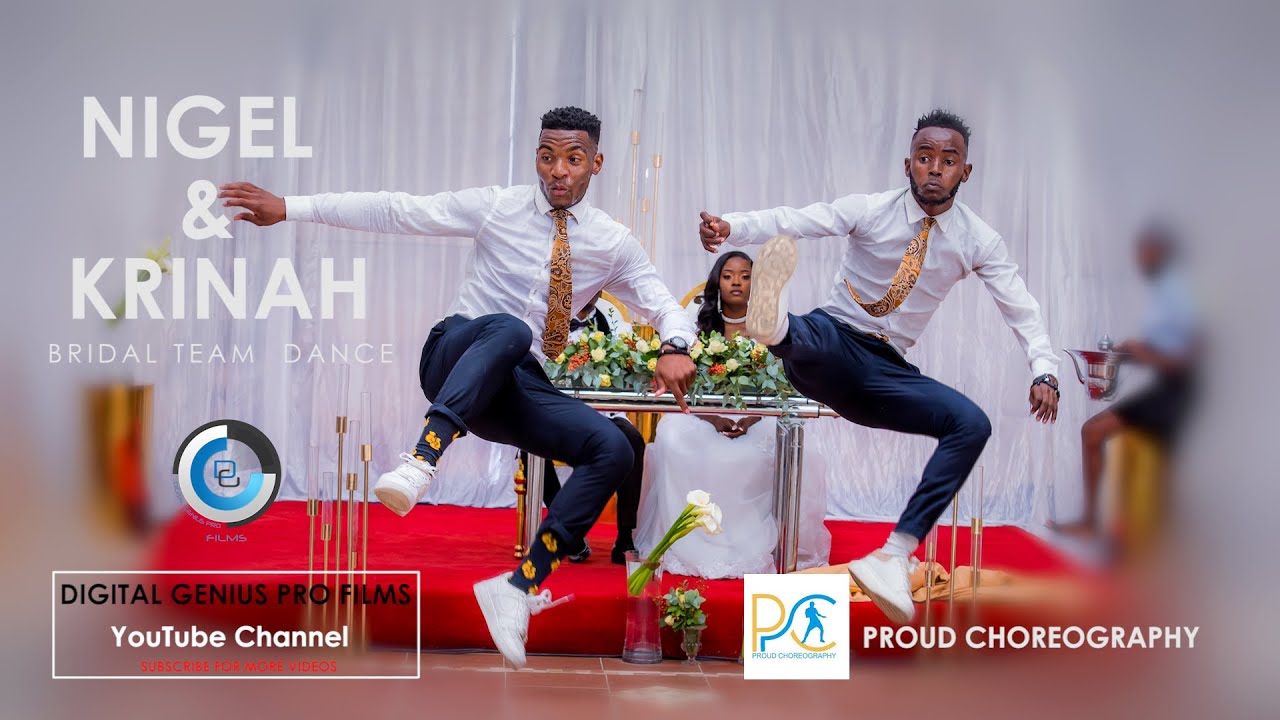 TOP BRIDAL TEAM DANCE - PROUD CHOREOGRAPHY (NIGEL & KRINAH PART 2)