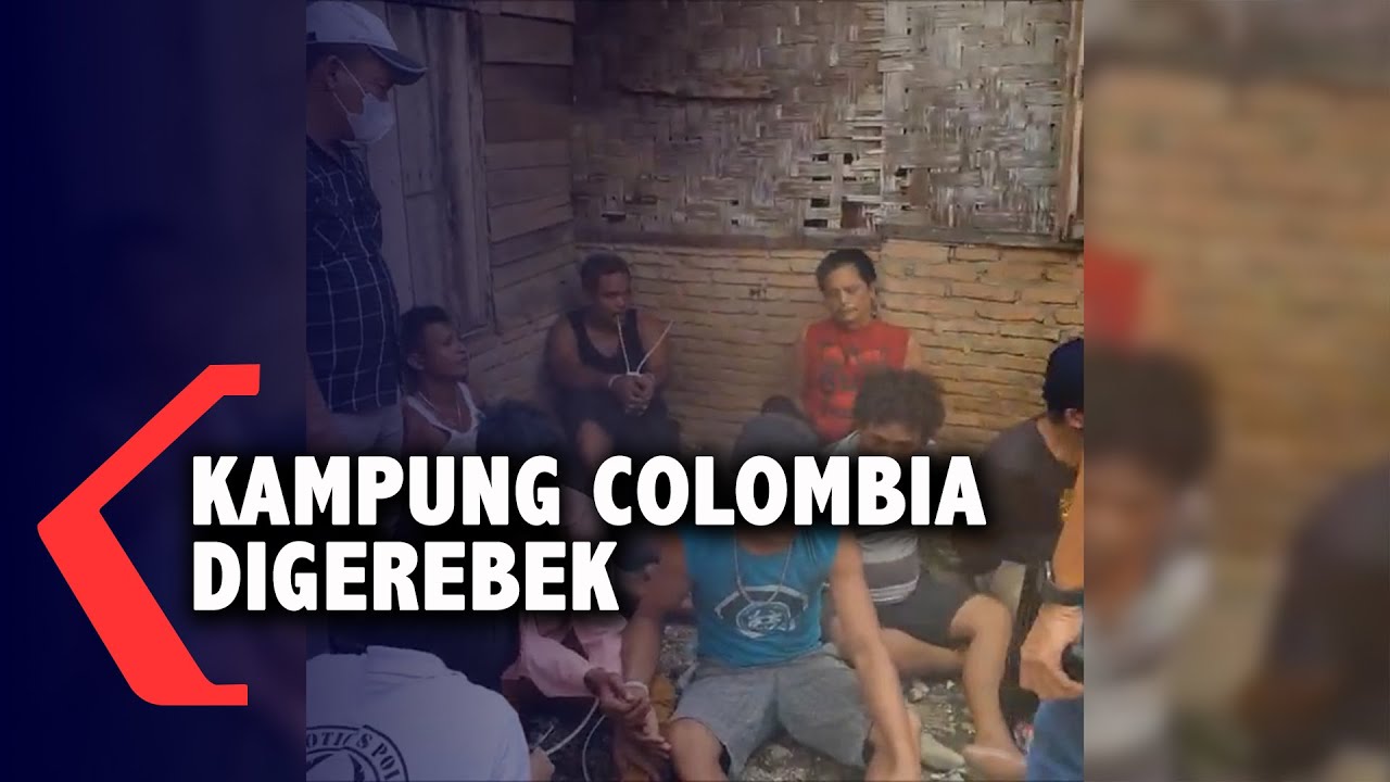 Kampung Narkoba Colombia Digerebek Polresta Deli Serdang