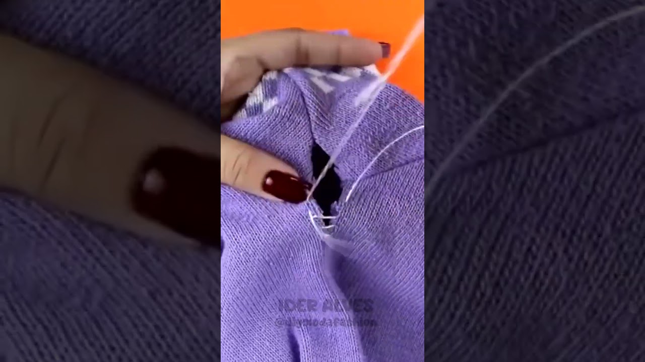 Como Costurar Rasgo &agrave; M&atilde;o