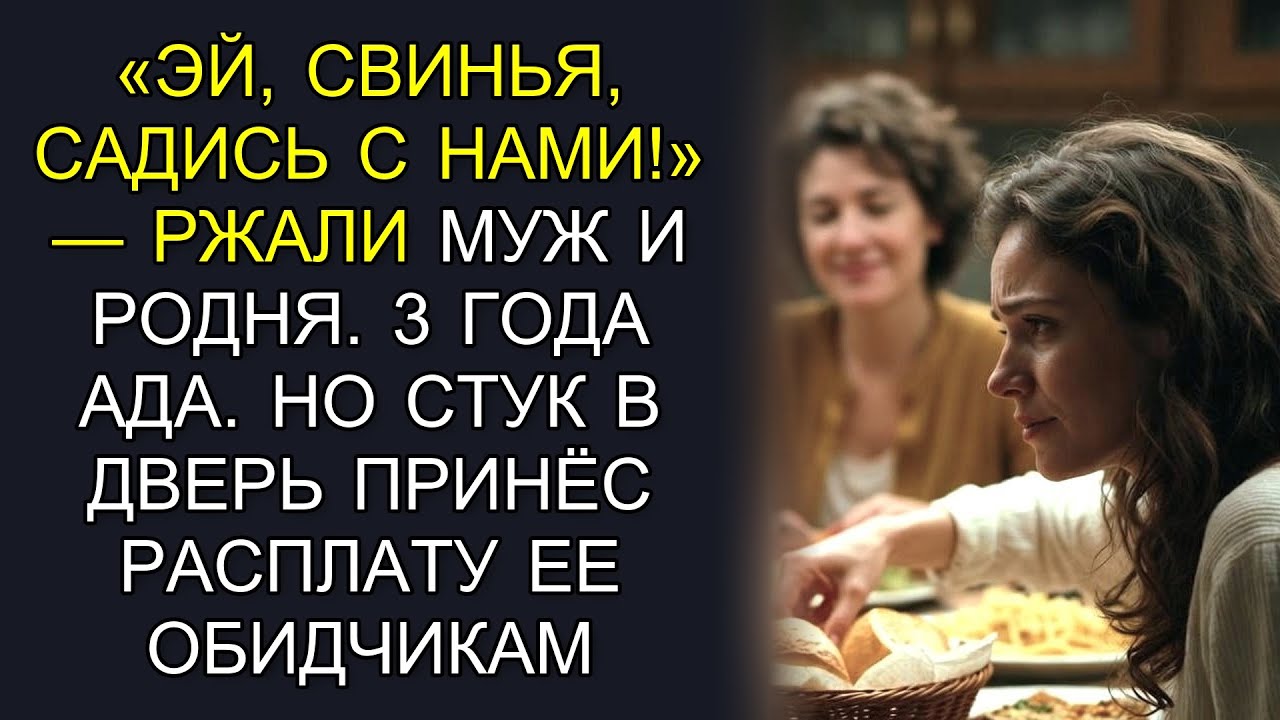 «Эй, деревня, не чавкай так громко», — прошипел муж, когда я потянулась за хлебом