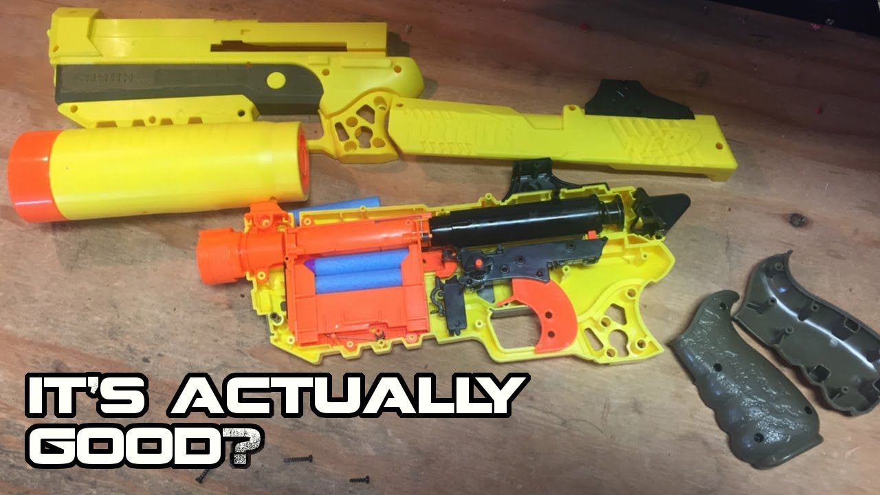 NERF x FORTNITE SP-L (Suppressed Pistol) Review & Teardown | Walcom S7