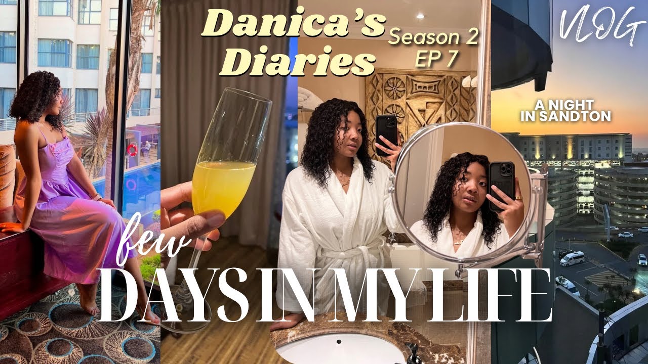 VLOG ࣪𖤐 Few Days In My Life | Temu Haul + A night in Sandton, Johannesburg & Lots of Chit Chat ✨
