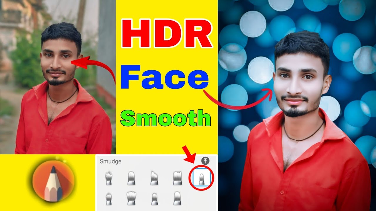 HDR Face Smooth Photo Editing | Skin Smooth Editing Secret App | Background Change Photo Editing