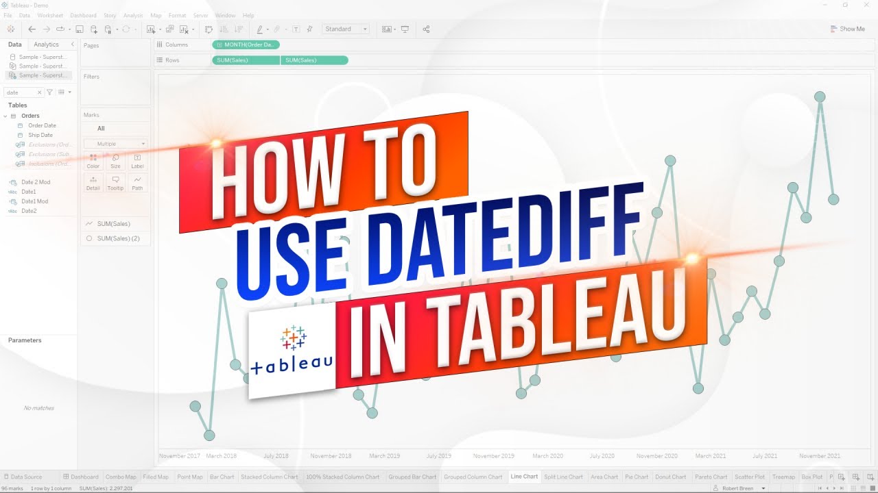 How to Use the DATEDIFF Function in Tableau