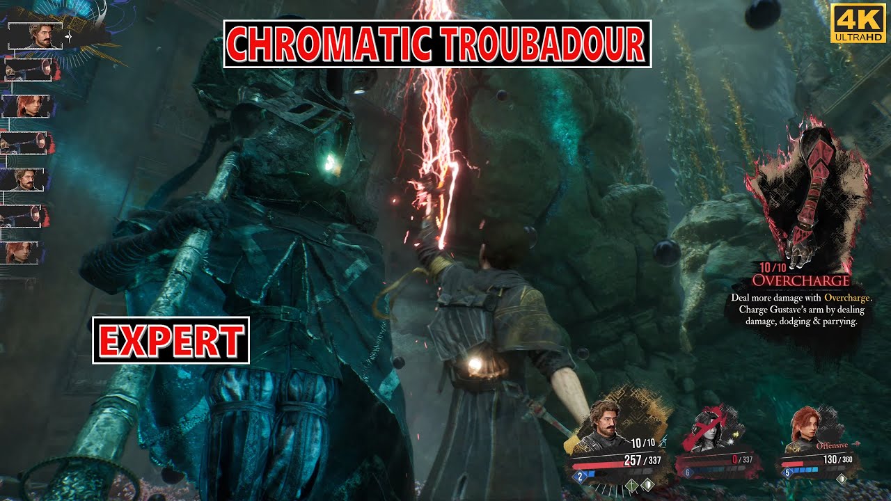 Clair Obscur Expedition 33 4k - PS5 PRO - Chromatic troubadour boss fight - expert mode
