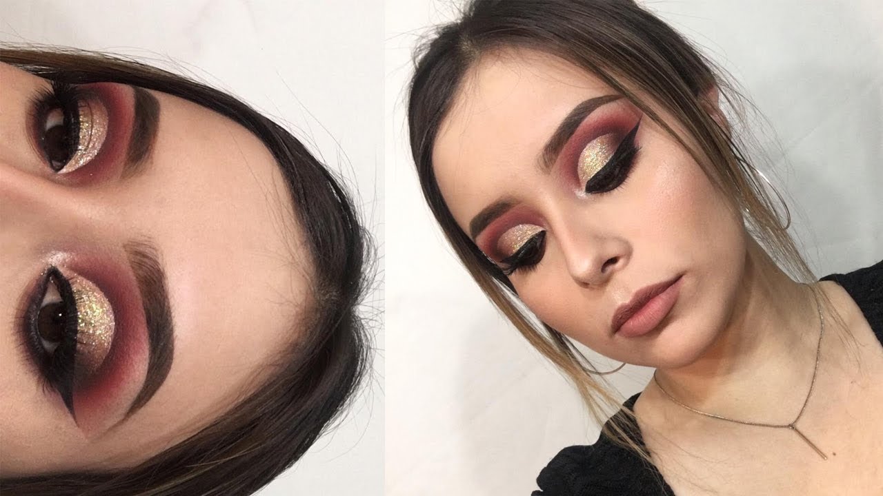 OJOS GUINDA + DORADO | JAMES CHARLES X MORPHE | Pau Meow