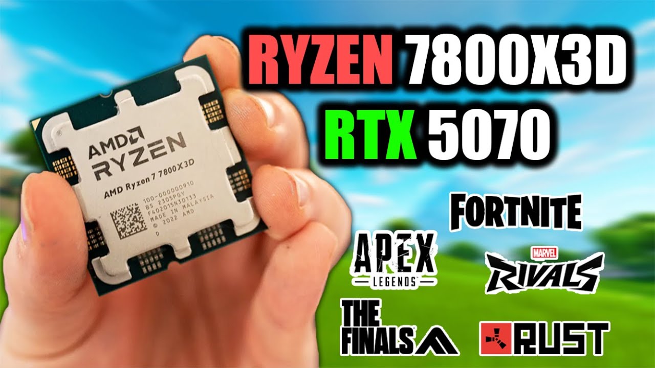 RTX 5070 + Ryzen 7 7800X3D | Тестирование в 5 играх — 1080p