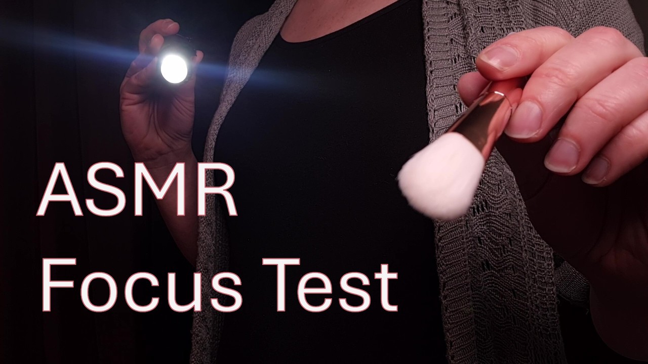 ASMR Focus & Attention Test 👀 (Follow My Finger, Guess the Sound etc)