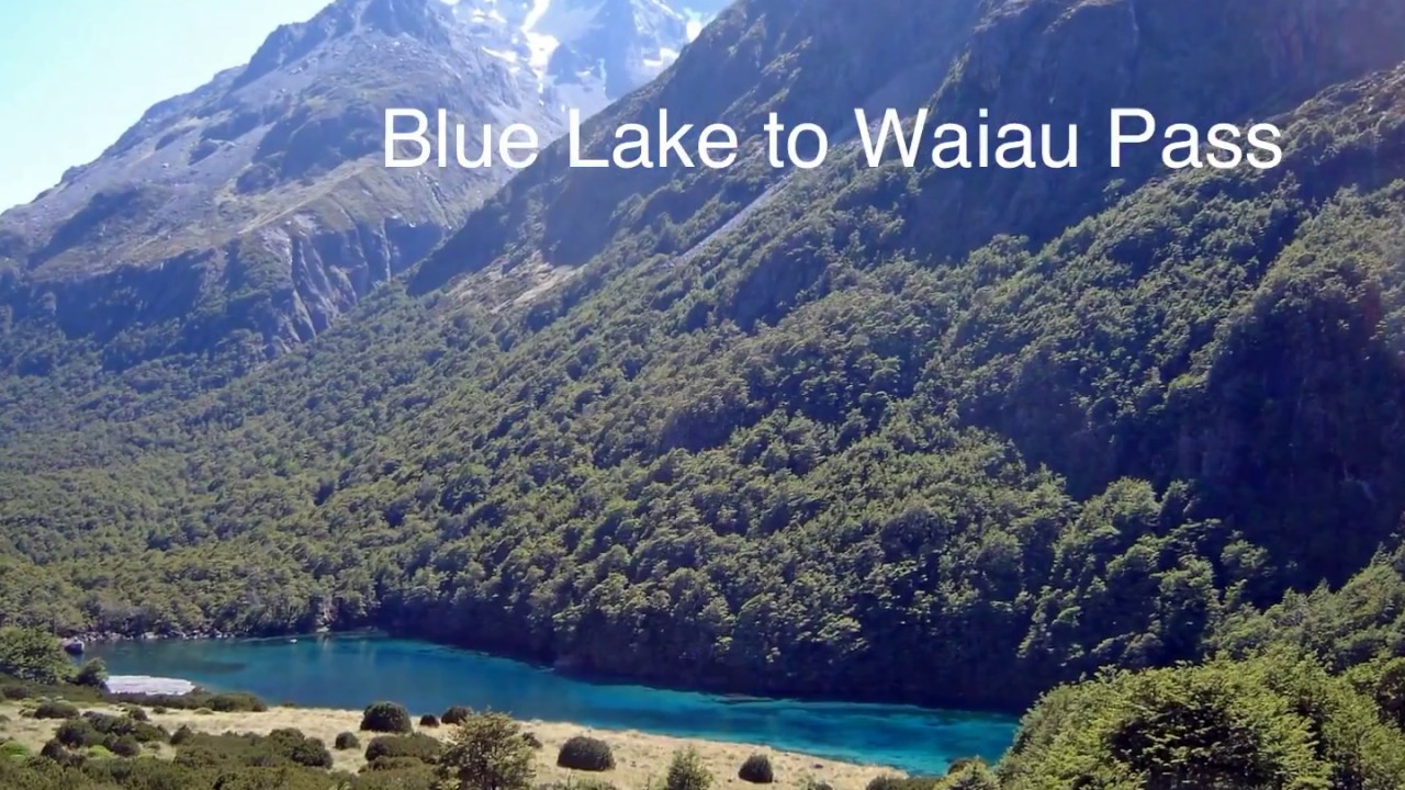 Blue Lake Hut toHiking  Waiau Pass via Lake Constance  Nelson Lakes NZ