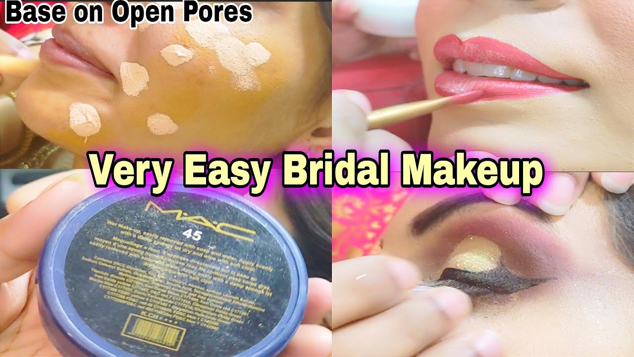 Beginners Bridal Makeup Tutorial Step by Step With Mac Affordable Base