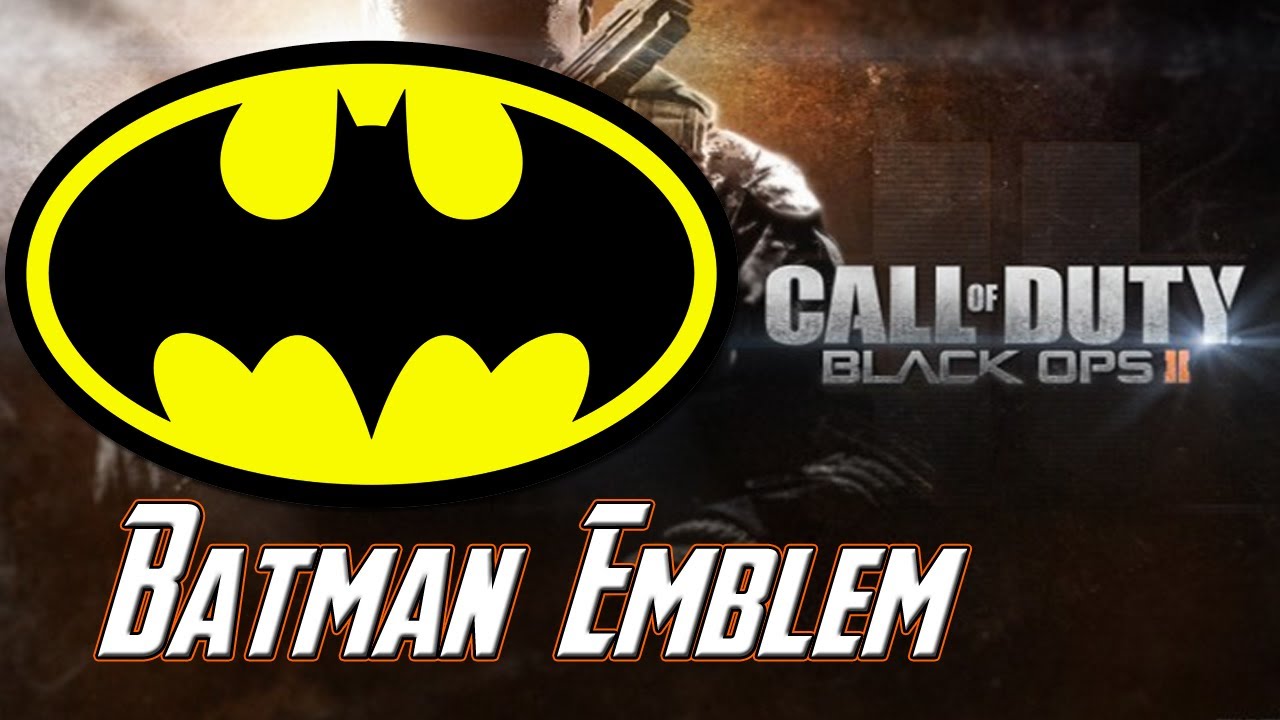 Black Ops 2: Batman Emblem Tutorial