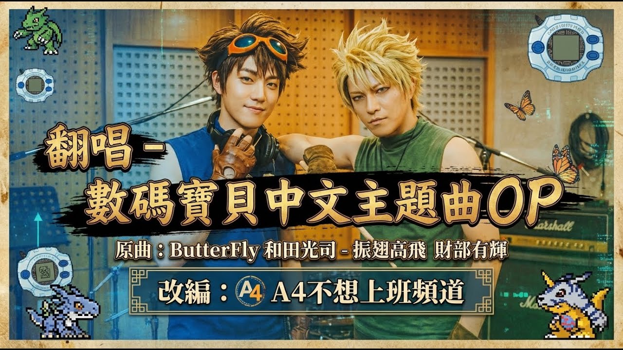 【正常速度版】振翅高飛 (Butter-Fly) - 4萬觀看感謝祭！畫面全重製，這次絕對跟得上 🦋✨