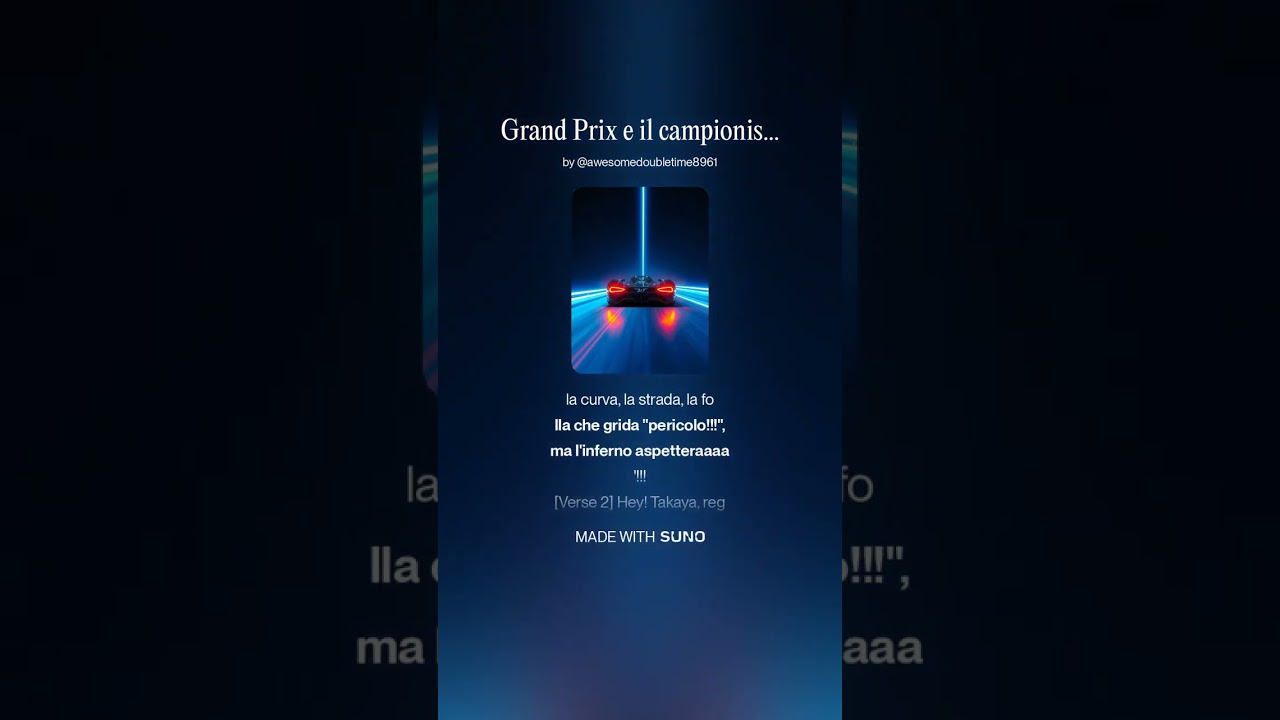 Grand Prix e il campionissimo Cover