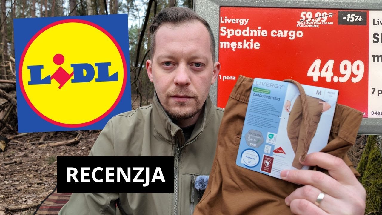 BUSHCRAFTOWE SPODNIE Z LIDLA za 45 zł