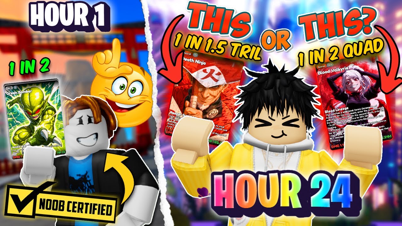 NOOB TO PRO! 24 Hours To Get 1 (Quadrillion or) Trillion! in Anime Card Clash!