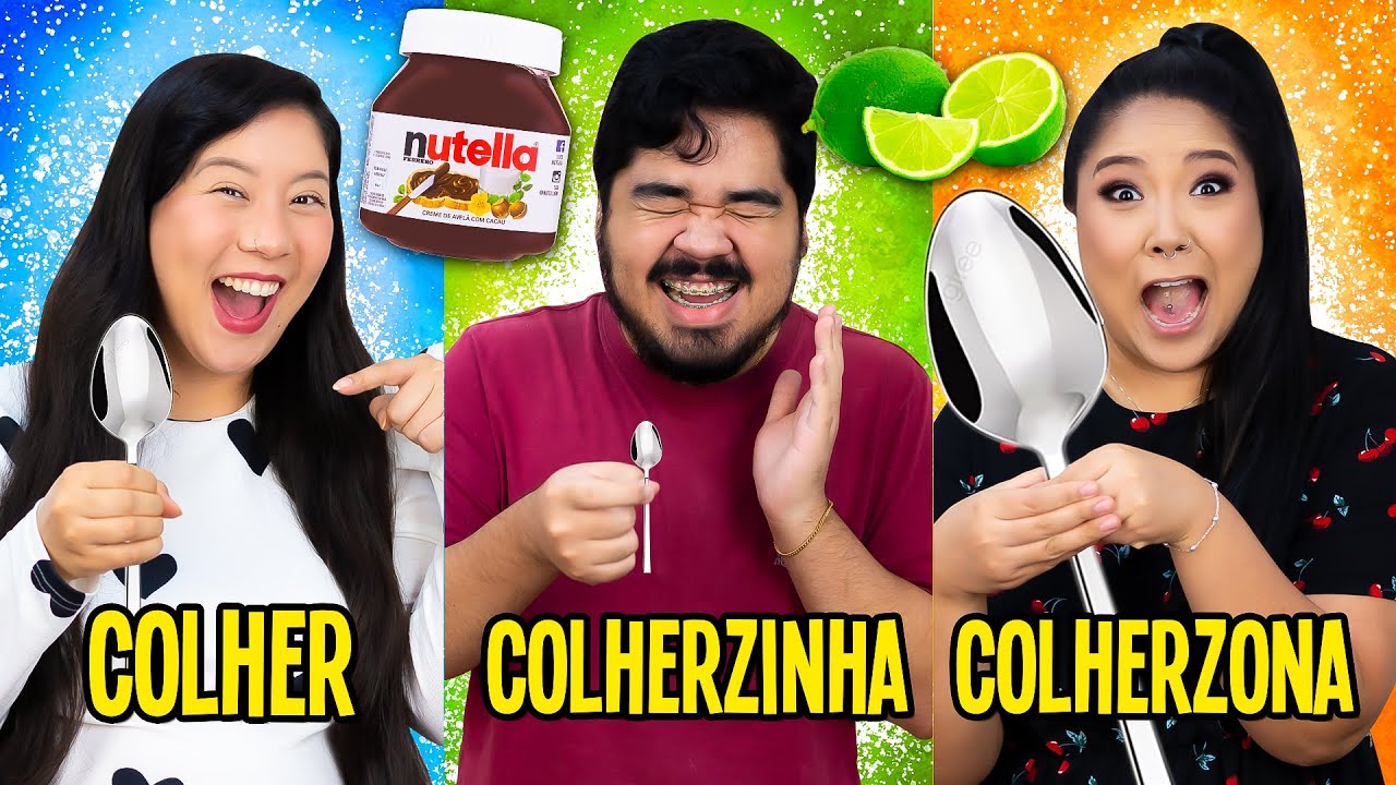 COLHER, COLHERZINHA ou COLHERZONA - Desafio | Blog das irmãs