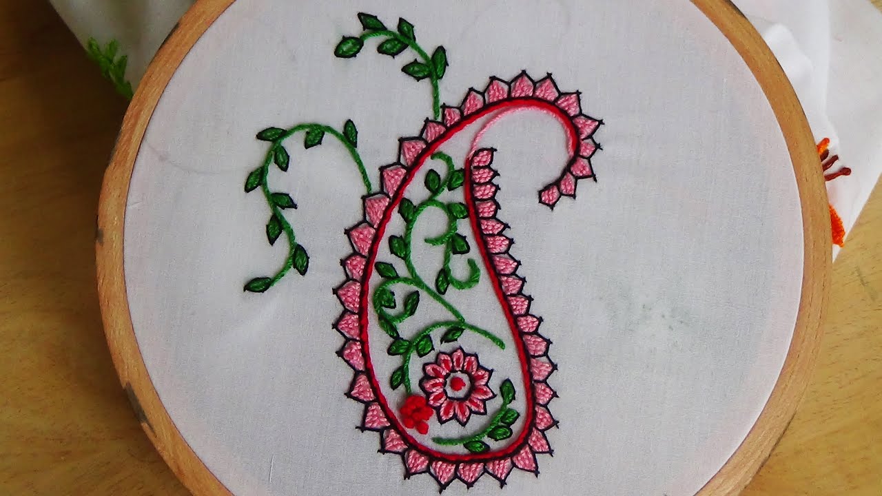 Hand Embroidery: Kashmiri Tanka