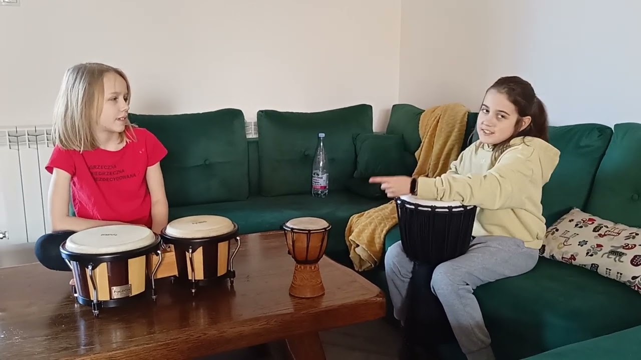 Rytm na Djembe kipi kasza kipi groch bongosy