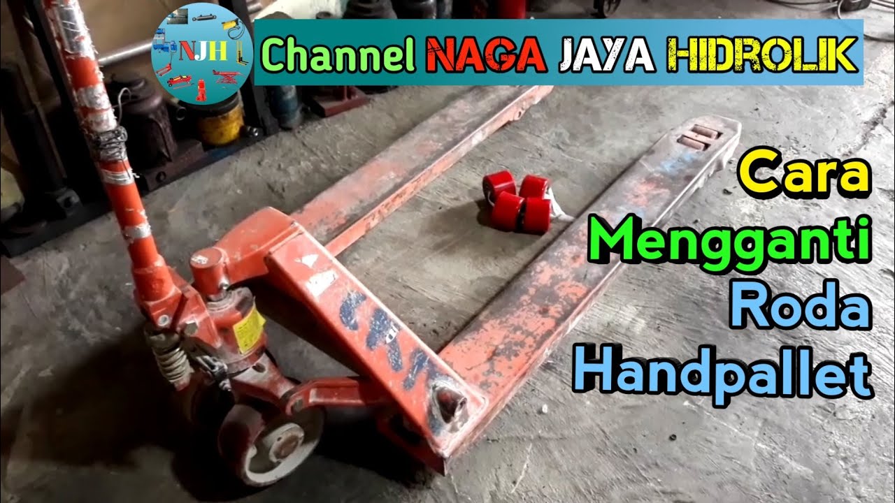 Cara Mengganti Roda Hand Pallet | Service Garpu Hand Pallet yang Miring Sebelah