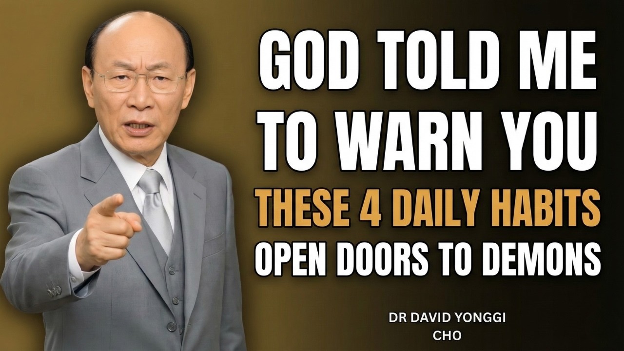 God Told Me to Warn You — These 4 Daily Habits Are Opening Doors to Demons | Dr. David Yonggi Cho