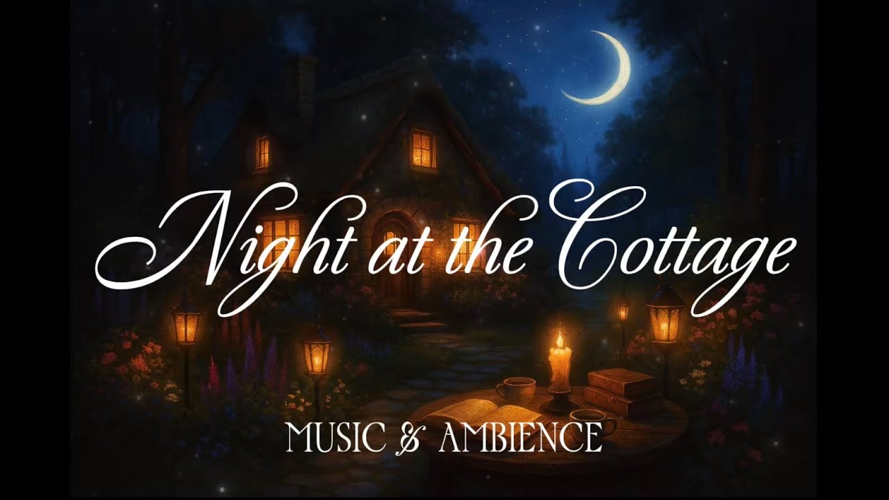 Night at the Cottage 🌙 | Music & Ambience