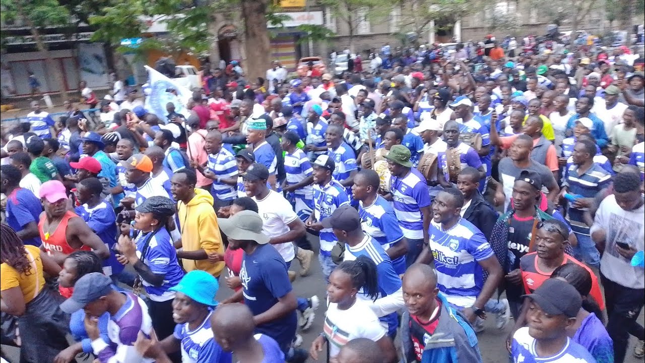 Mashemeji derby, the ultimate rivalry in kpl #Gor #Afc #fyp #Manchester