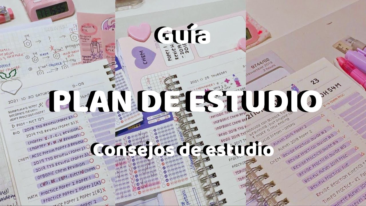 CÓMO HACER UN PLAN DE ESTUDIO ✨✅ | MEIL SOL