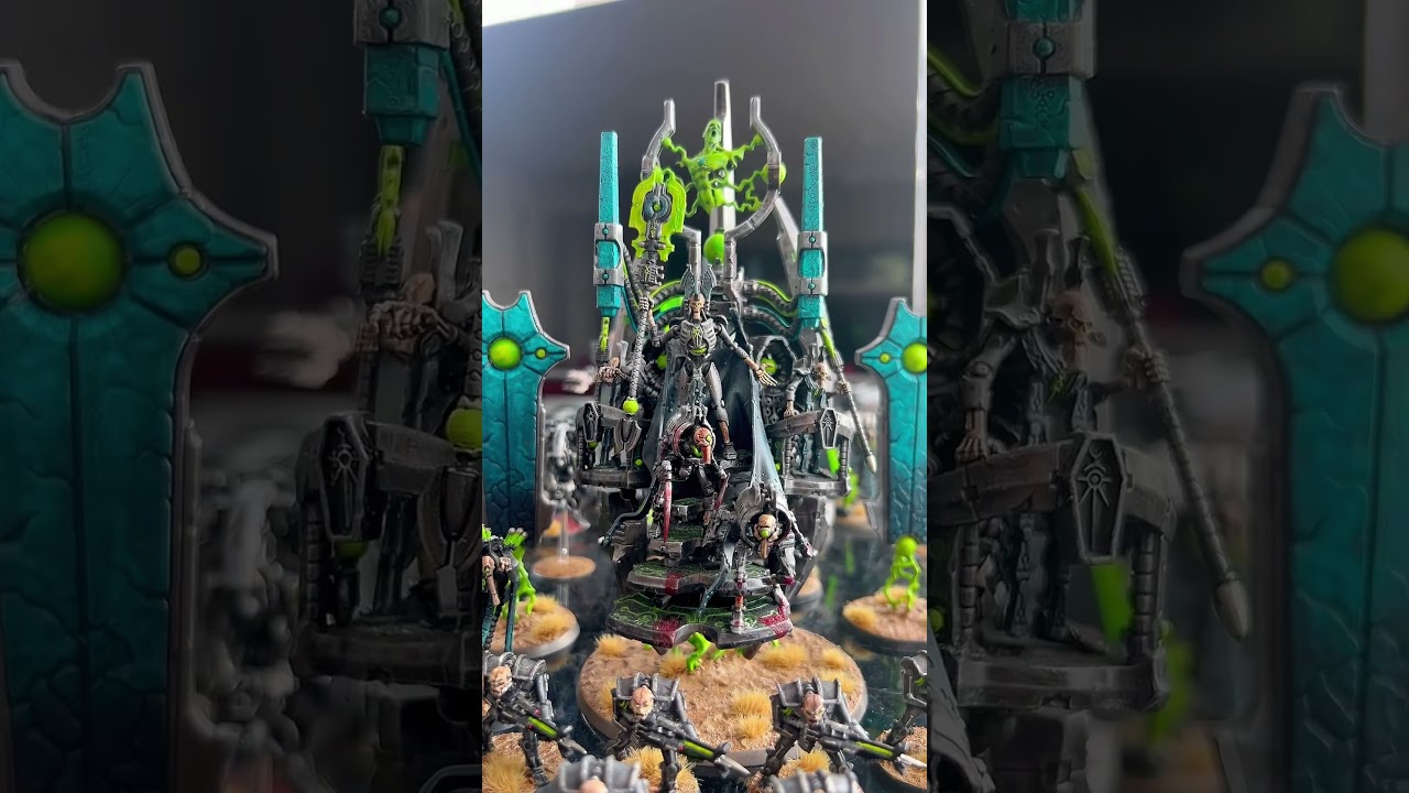 Here are my four favourite units in my Necron army, which is your favourite? #warhammer #necrons