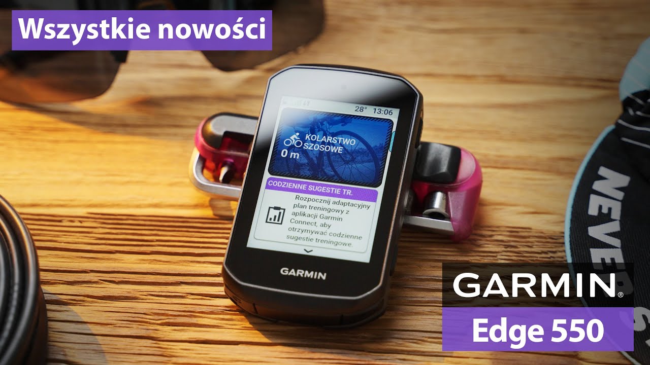 Garmin Edge 550 - Najważniejsze nowości i zmiany
