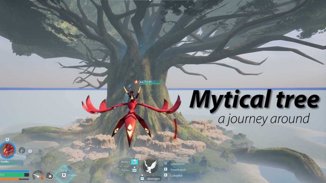 Palworld - A journey around the tree, leaving map, hidden island | analysis how get to the tree